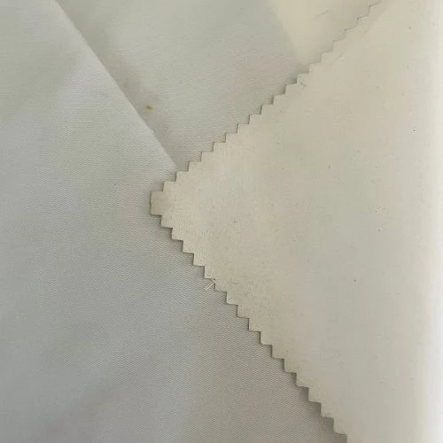 White Fake Memory Fabric