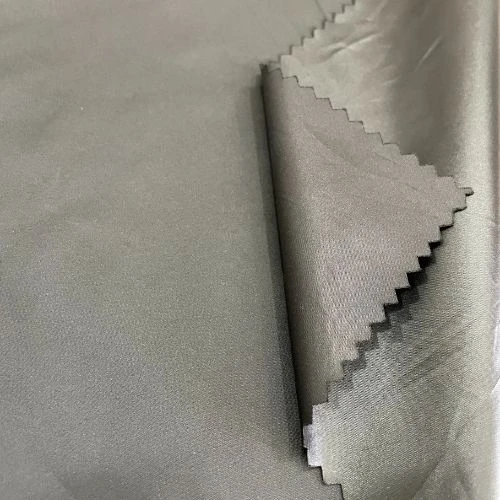 100% Polyester Pongee Fabric Cire Finish