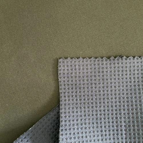 4 Way Stretch Bonded Shell fabric with Mesh