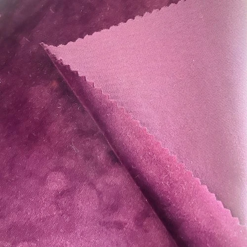 95% Polyester 5% Spandex Velour Fabric