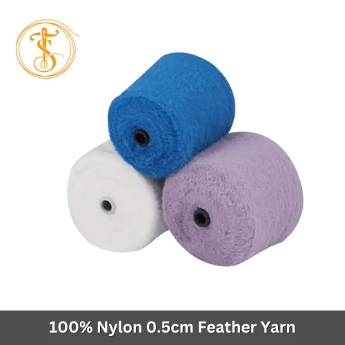 100% Nylon 0.5cm Feather Yarn