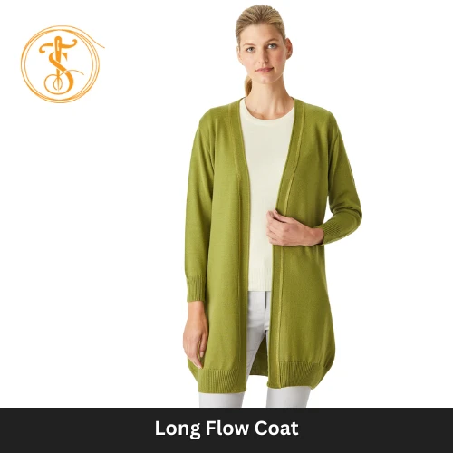 Elegant Longline Wool Coat
