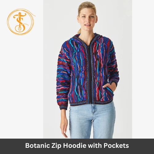 Full-Zip Hoodie with Pockets