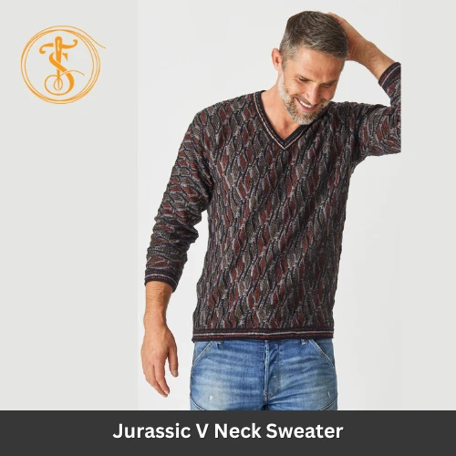 Premium Merino Wool V-Neck Sweater for Men