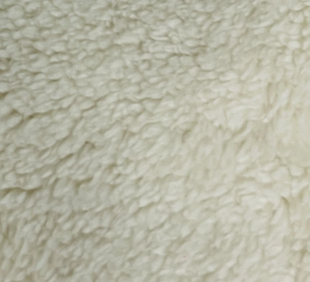 100% Polyester Sherpa Bonded Fleece Fabric