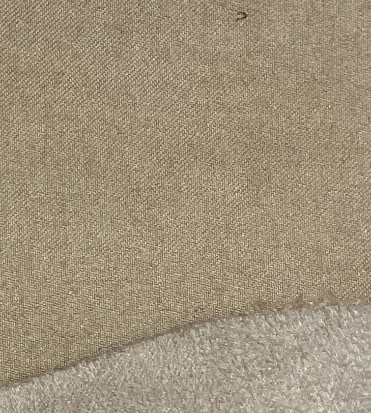 100% Polyester Suede Inside Brush light brown